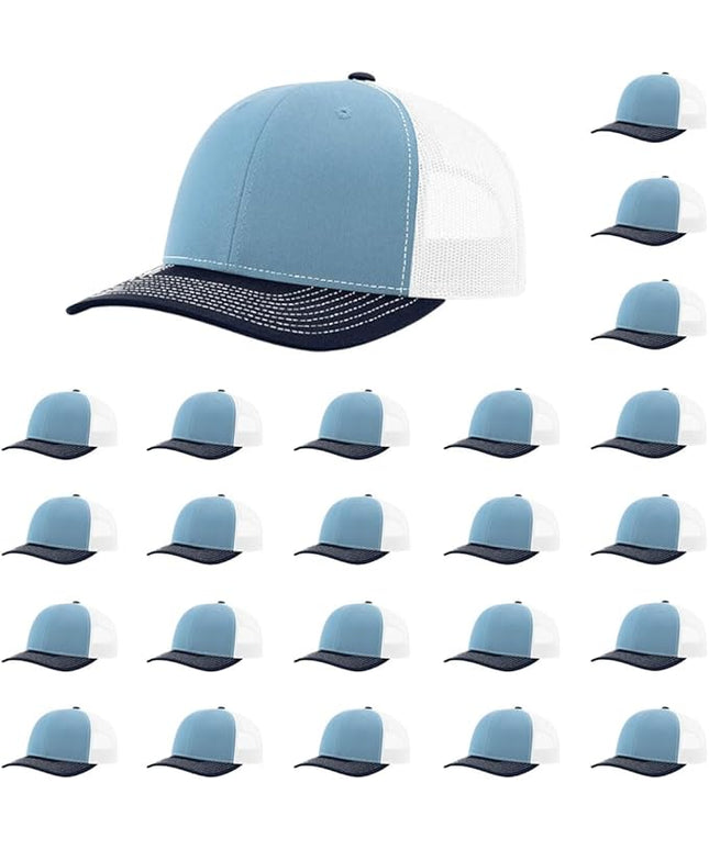 Richardson 112 Classic Six-Panel Adjustable Snapback Trucker Cap | Bulk Packs Available