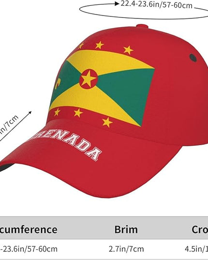 Cute Flag Hats Adjustable Baseball Snapback Hat Caps Trucker for Men Women