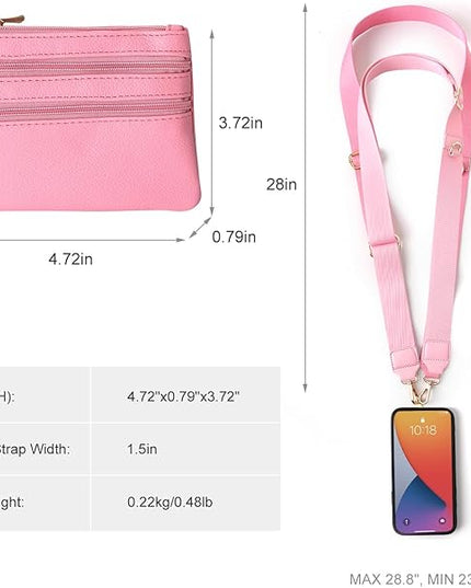 Cell Phone Strap Crossbody Universal Phone Lanyard Adjustable Strap Compatible with Most Smartphones Aztech