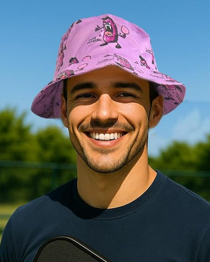 Pickle Monsters Bucket Hat - Fun Pickleball Hat Featuring The Dreaded Crew - 3 Sizes!
