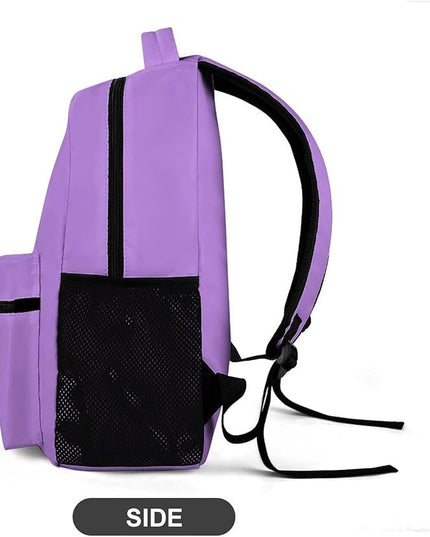 Fashion Lavender Backpack Lightweight Large Capacity Laptop Daybag for Travel Work