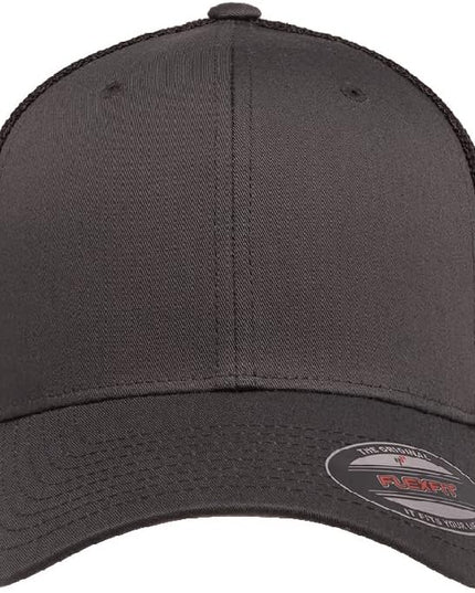 Flexfit 6511 Fitted Mid-Profile Stretchable Mesh Panels Trucker Cap | Bulk Pack Available