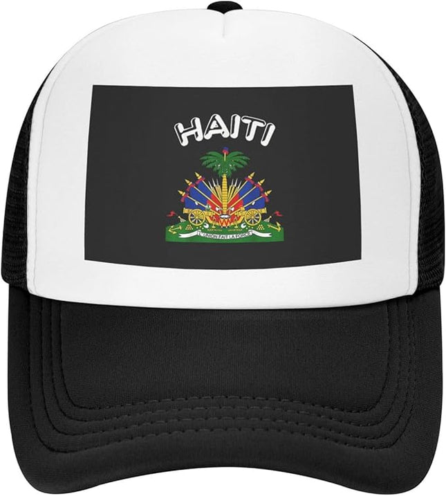 Cute Flag Baseball Cap for Men Women Mesh Trucker Hat Adjustable Patriotic Snapback Baseball Hat for Sports Running
