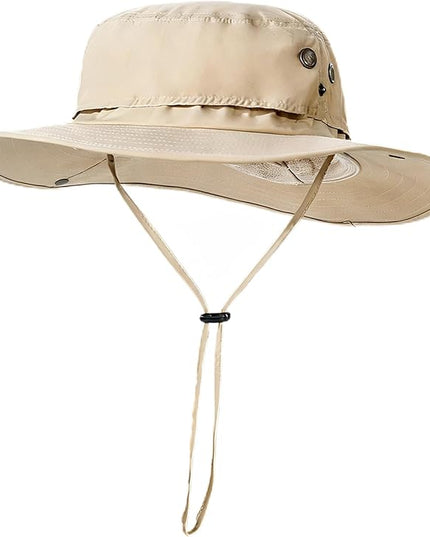 PLCWSCFV Plus Size XL XXL Sun Hats for Men Bucket Boonie UV Protection UPF50+ Waterproof Wide Brim Foldable Fishing Beach