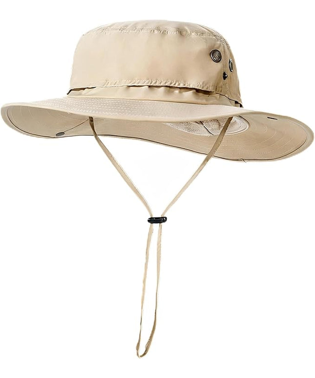 PLCWSCFV Plus Size XL XXL Sun Hats for Men Bucket Boonie UV Protection UPF50+ Waterproof Wide Brim Foldable Fishing Beach