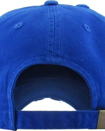 KBETHOS Vintage Washed Distressed Cotton Dad Hat Baseball Cap Adjustable Polo Trucker Unisex Style Headwear
