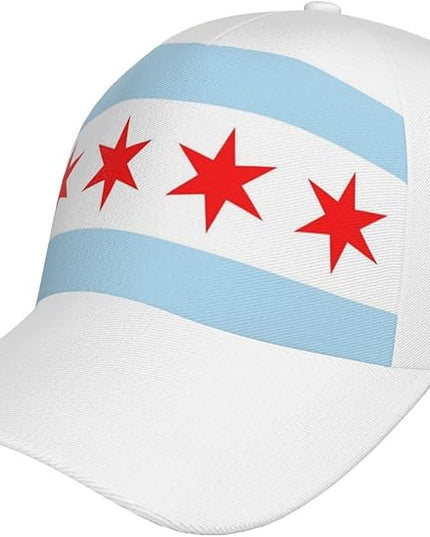 Cute Flag Baseball Cap Hats for Women Men Trucker Hat Patriotic Adjustable Snapback Ball Cap Hat