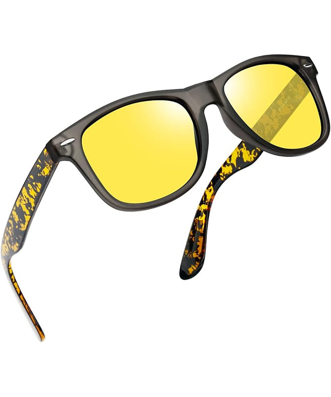 Joopin Square Sunglasses Polarized UV Protection Trendy Designer Sun Glasses Men Women