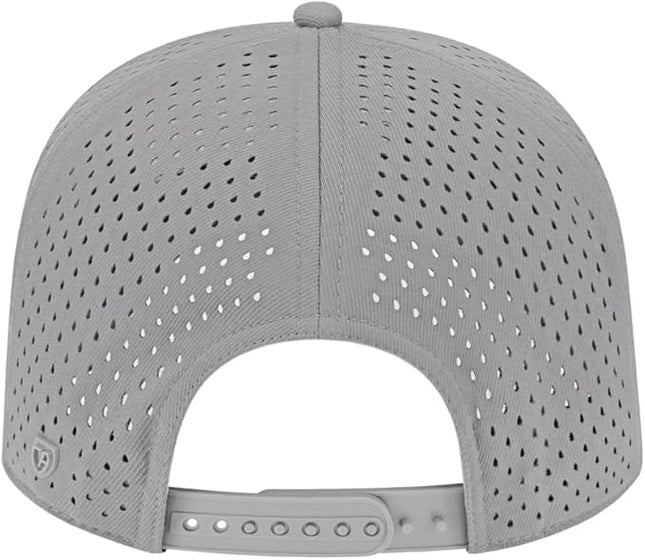 Cap America i8540 Premium Water-Resistant Perforated Medium Profile 5-Panel Cap w/UV Guard & Adjustable Snapback
