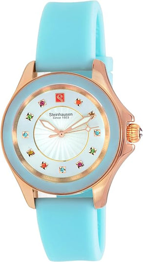 Steinhausen Arbon Collection Stainless Steel Silicone Interchangable Band Women's Watch