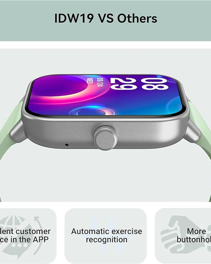 Gydom Smart Watch for Men Women, Alexa Built-in, 1.8" Smartwatch with Heart Rate/SpO2/Sleep Monitor, IP68 Waterproof Fitness Tracker, Bluetooth Call (Answer/Make) for Android iPhone, 101+ Sport Mode
