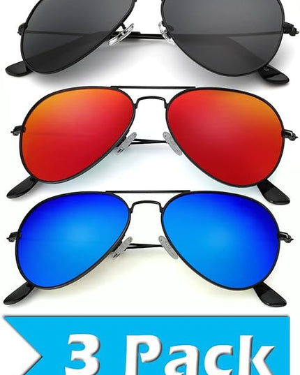 KALIYADI Classic Aviator Sunglasses for Men Women Driving Sun glasses Polarized Lens UV Blocking