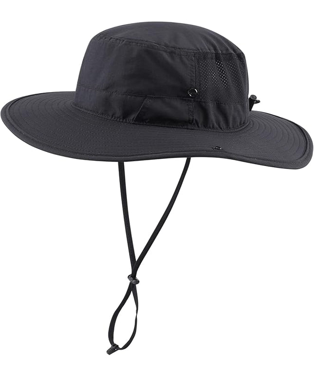 Connectyle Men's Sun Hat UPF 50+ Wide Brim Bucket Hats for Fishing Hiking Gardening Adjustable Boonie Hat Outdoor Safari Hats