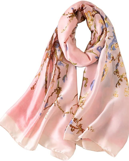 Silk Scarf Mulberry Silk Fashion Scarves Long Lightweight Shawl Wrap …