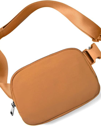 Belt Bag for Women Fanny Pack Crossbody Bags for Women Fashion Waist Packs with Adjustable Strap Gifts for Teenage Girls Women Men (Yellow)