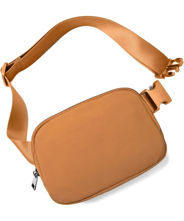 Belt Bag for Women Fanny Pack Crossbody Bags for Women Fashion Waist Packs with Adjustable Strap Gifts for Teenage Girls Women Men (Yellow)