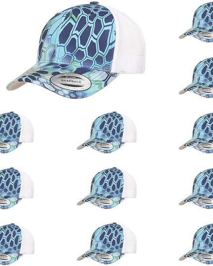 Yupoong Classic Premium Mesh 6 Panel Retro Trucker Cap | Mid Profile Snapback | OSFA | Bulk Pack Available