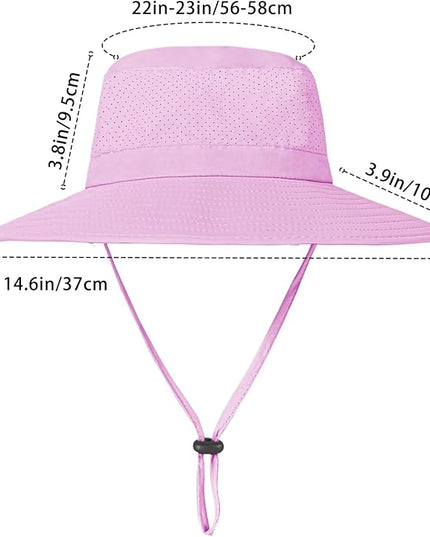ZOORON Boonie Hat UPF 50+ Cooling Sun Hat for Men and Women,Wide Brim Bucket Hats with UV Protection for Safari Hiking Beach