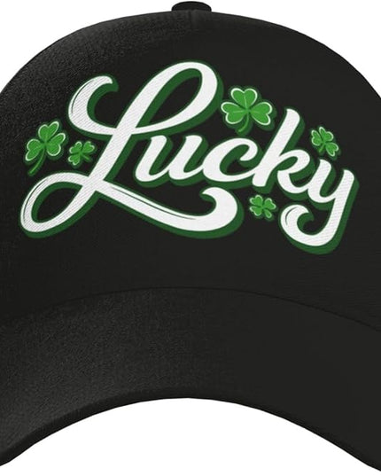 St. Patrick's Day Baseball Cap, Irish Green Clover Trucker Hat for Men Women, Fashion Adjustable Sun Visor Dad Hat