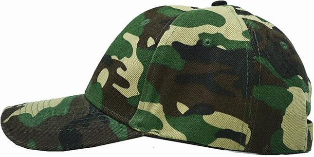 Glory Max Plain Baseball Cap Hook & Loop Strap Adjustable Solid Blank Curved Visor Hat