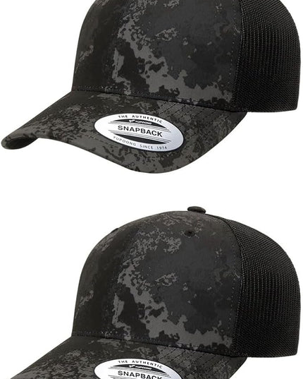 Yupoong Classic Premium Mesh 6 Panel Retro Trucker Cap | Mid Profile Snapback | OSFA | Bulk Pack Available