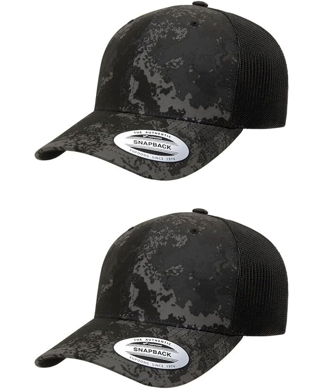 Yupoong Classic Premium Mesh 6 Panel Retro Trucker Cap | Mid Profile Snapback | OSFA | Bulk Pack Available