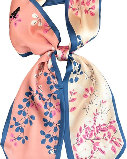 Purse Scarf For Handbags Head Scarves For Women's Hair Bags Scarfs Long Skinny Scarves Fashion Silky