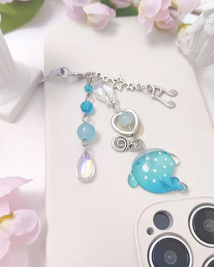 1-4PCS Cute Phone Charms Aesthetic Y2K Cell Phone Charms Strap Pink Strawberry Butterfly Star PhoneCharm Y2K Accessories for Bag Keychain Airpods Camera Pendants Decor