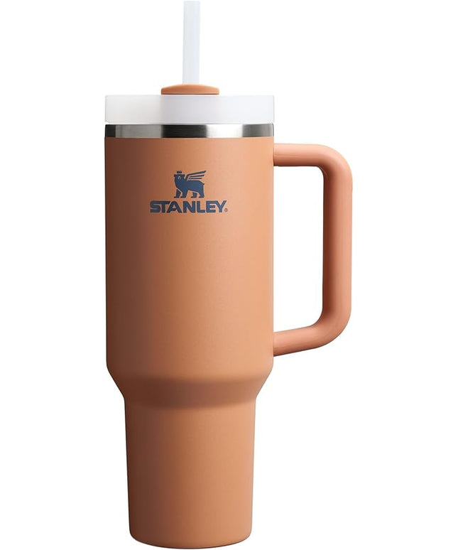 STANLEY Quencher H2.0 Tumbler with Handle and Straw 40 oz | Flowstate 3-Position Lid | Cup Holder Compatible for Travel | Insulated Stainless Steel Cup | BPA-Free | Toast