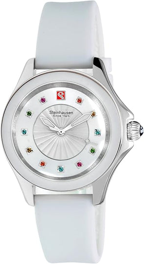 Steinhausen Arbon Collection Stainless Steel Silicone Interchangable Band Women's Watch