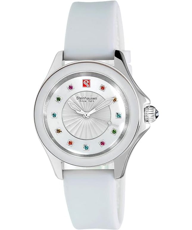Steinhausen Arbon Collection Stainless Steel Silicone Interchangable Band Women's Watch