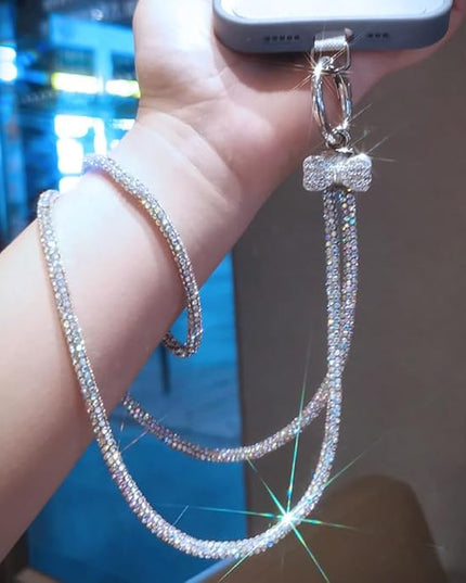2Pcs Phone Crossbody Lanyard and Wrist Strap, Universal Cell Phone Lanyard Strap with 2Tether Tab