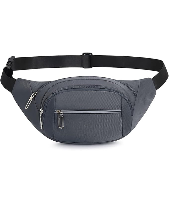DAITET Crossbody Fanny Pack for Men&Women,Large Waist Bag & Hip Bum Bag with Adjustable Strap for Outdoors Workout Traveling Casual Running Hiking Cycling