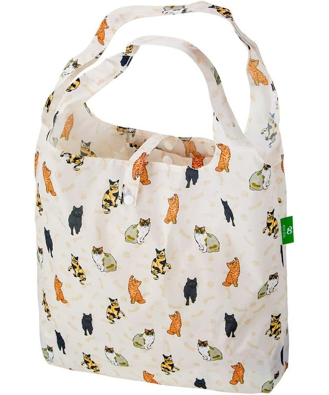 ECO CHIC Foldable Reusable Grocery Bags - Lightweight, Recycled & Reusable Shopping Bag - Waterproof Packable Tote