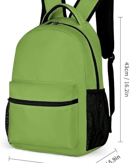 Fashion Greenery Backpack Lightweight Large Capacity Laptop Daybag for Travel Work