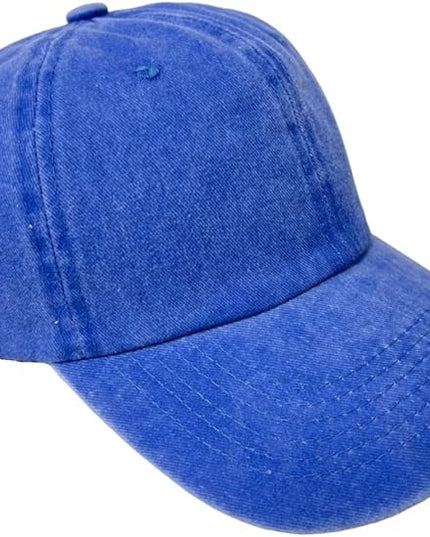 Roytrense Unisex 100% Cotton Washed Low Profile Dad Hat - Adjustable Baseball Cap for Outdoor Activities