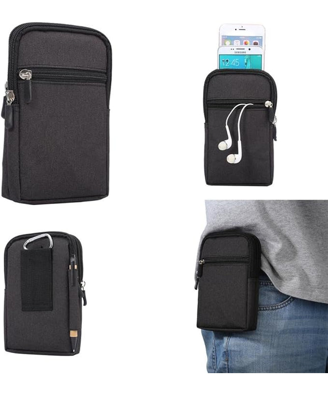 Universal Cell Phone Purse Multipurpose Waist Pack Bag for Outdoor Sports Moblie Phone Carrying Cases Belt Bag Pouch for iPhone X/8/7/6/6S Plus Samsung Galaxy Series Phones Under 6.3'' from WaitingU