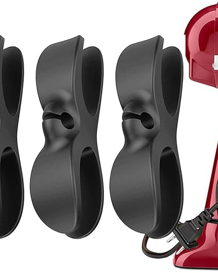 Cord Organizer for Kitchen Appliances - Black