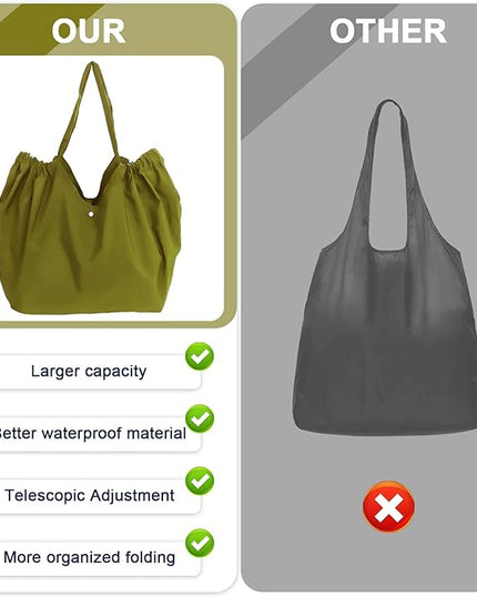 Reusable Grocery Bags,Reusable Shopping Bags,Folding Bags Totes,Stretchable and shrinkable shopping bag for Groceries