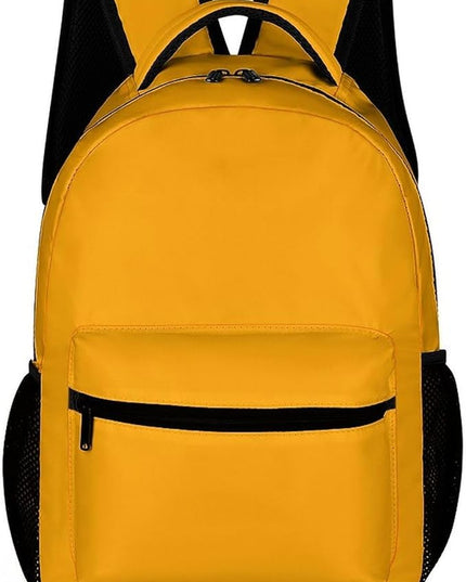 Fashion Orange Backpack Lightweight Large Capacity Laptop Daybag for Travel Work