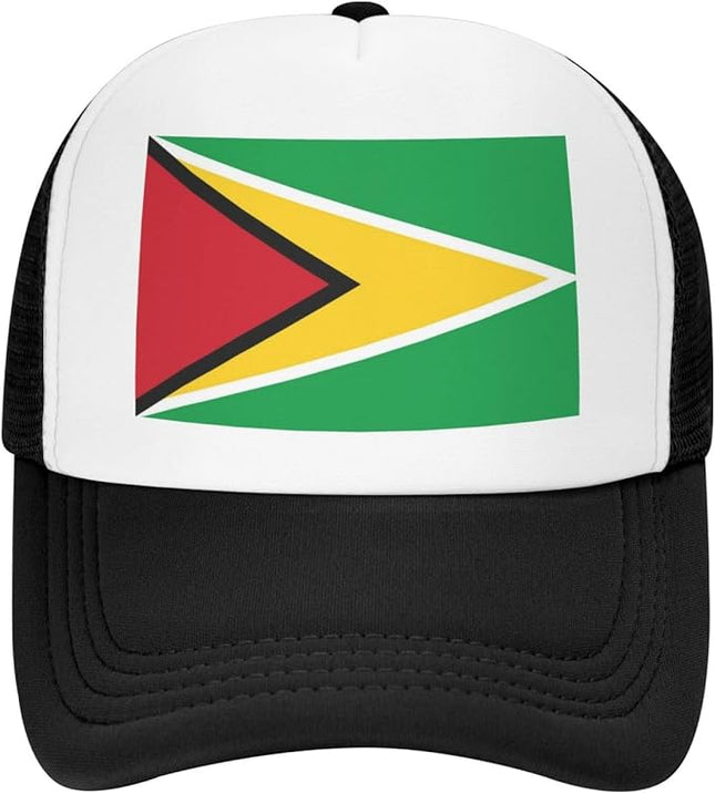 Cute Flag Baseball Cap for Men Women Mesh Trucker Hat Adjustable Patriotic Snapback Baseball Hat for Sports Running