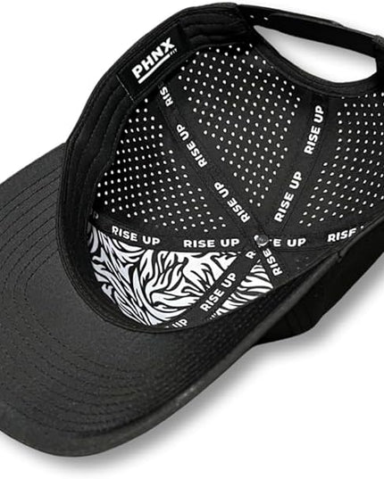 PHNX FIT Performance Snapback Hat for Men & Women - Water Resistant & Sweat Wicking, Lightweight Workout Cap | Running | Golf