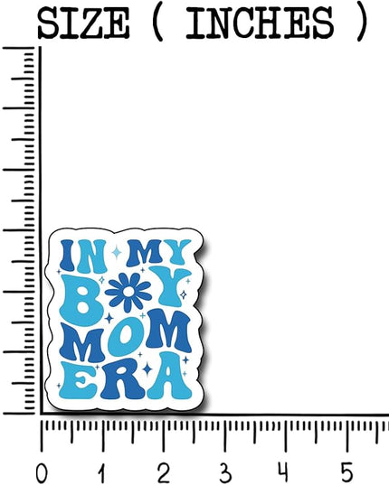 (3Pcs) in My Boy Mom Era Sticker, Boy Mom Era Decorate Books Laptop Phone Water Bottles Kindles Stickers Tumbler Sticker Waterproof Vinyl Decorate Sticker 3" Inch
