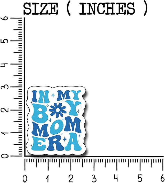(3Pcs) in My Boy Mom Era Sticker, Boy Mom Era Decorate Books Laptop Phone Water Bottles Kindles Stickers Tumbler Sticker Waterproof Vinyl Decorate Sticker 3" Inch