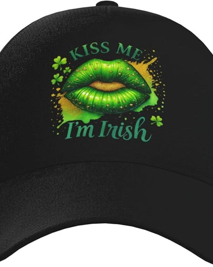 St. Patrick's Day Baseball Cap, Irish Green Clover Trucker Hat for Men Women, Fashion Adjustable Sun Visor Dad Hat