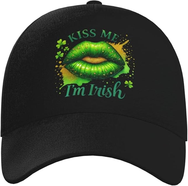 St. Patrick's Day Baseball Cap, Irish Green Clover Trucker Hat for Men Women, Fashion Adjustable Sun Visor Dad Hat