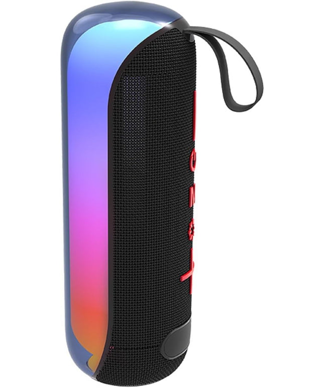 T&G Bluetooth Speakers, Portable Wireless Stereo Speaker with Colorful Lights, IPX4 Waterproof, White Elephant Gifts for Adults, HD Sound, TWS Pair, for Home/Party/Outdoor