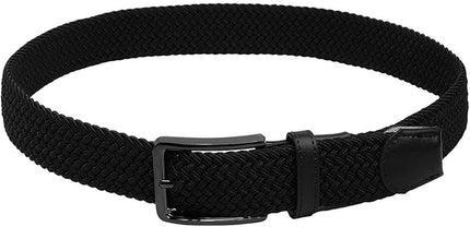 Falari Men Women Multicolored Elastic Stretch Braided Belt Canvas Fabric Woven No Holes Belt