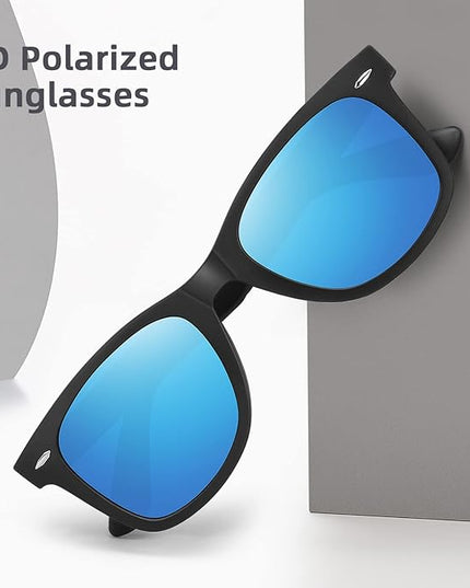 MEETSUN Polarized Sunglasses for Women Men Classic Retro Square Frame Driving Sun Glasses UV Protection