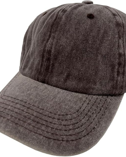 Roytrense Unisex 100% Cotton Washed Low Profile Dad Hat - Adjustable Baseball Cap for Outdoor Activities